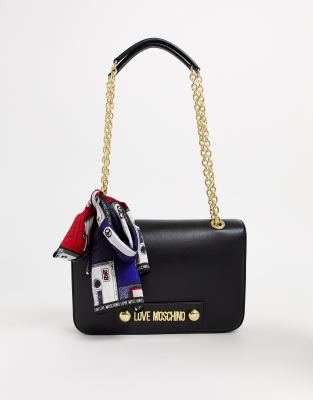 Love Moschino logo shoulder bag with 