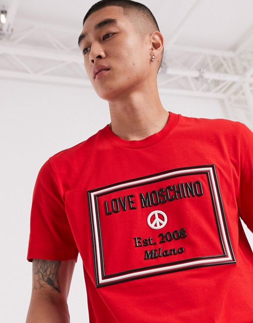 Love Moschino logo slim t-shirt