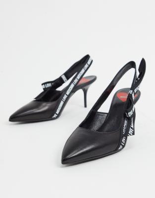 moschino slingback