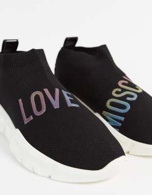 love moschino sock shoes