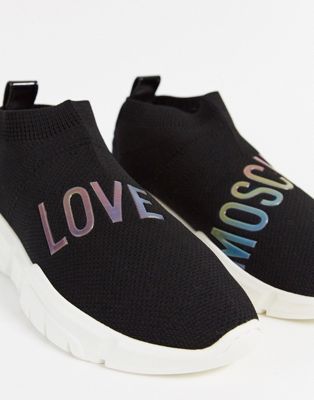 love moschino sock trainers