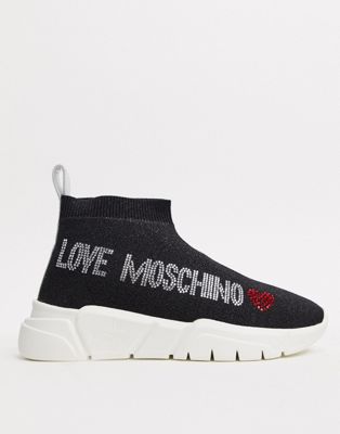moschino sock trainers