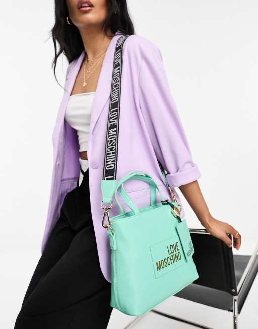 Moschino logo tote bag on sale