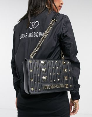 love moschino studded bag