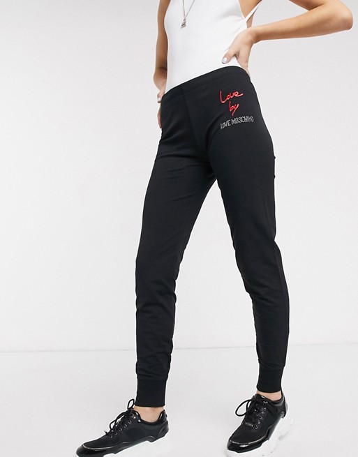 Love Moschino love by logo joggers
