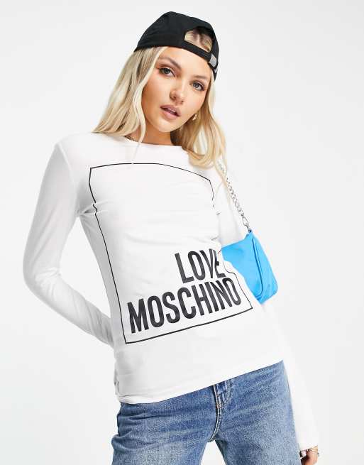 Maglia maniche lunghe on sale moschino