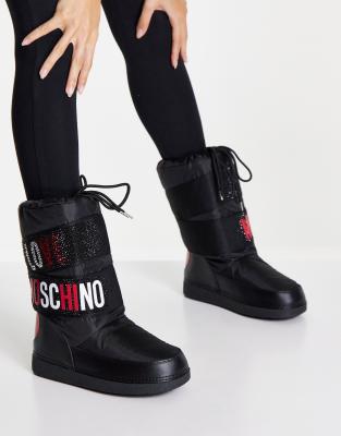 moschino snow boots