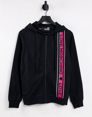 Love Moschino ombre oversized hoodie in multi