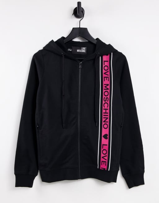 Love moschino grey hoodie clearance