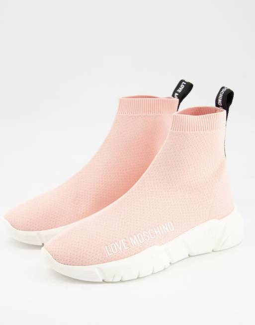 Moschino sock hot sale boot