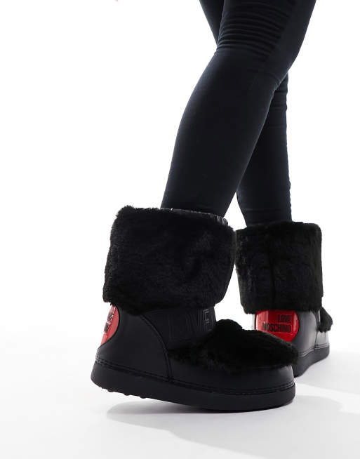 Moschino ugg hot sale boots