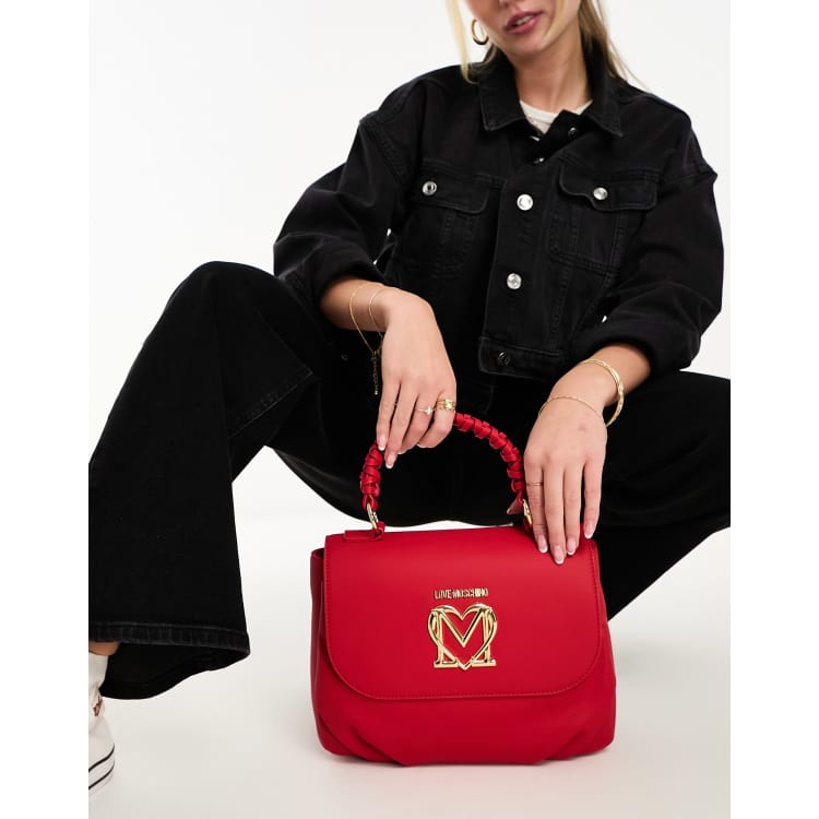 Sac bandoulière discount love moschino rouge