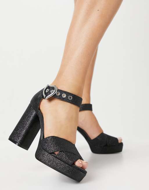 moschino platform sandals