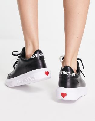 関税込送料無料【LOVE MOSCHINO】ローカットスニーカー ハート 関税込送料無料【LOVE MOSCHINO】ローカットスニーカー ハート