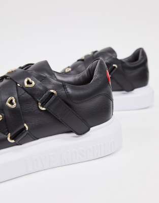 moschino platform trainers