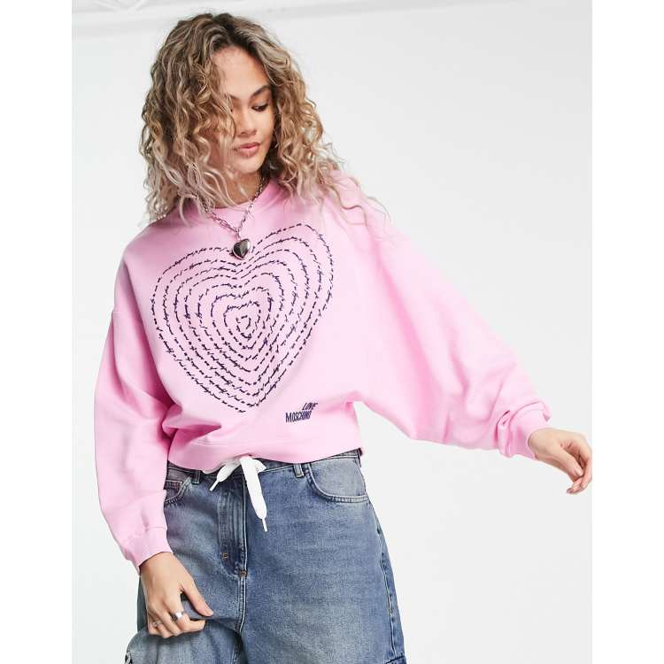 Love moschino discount pink jumper