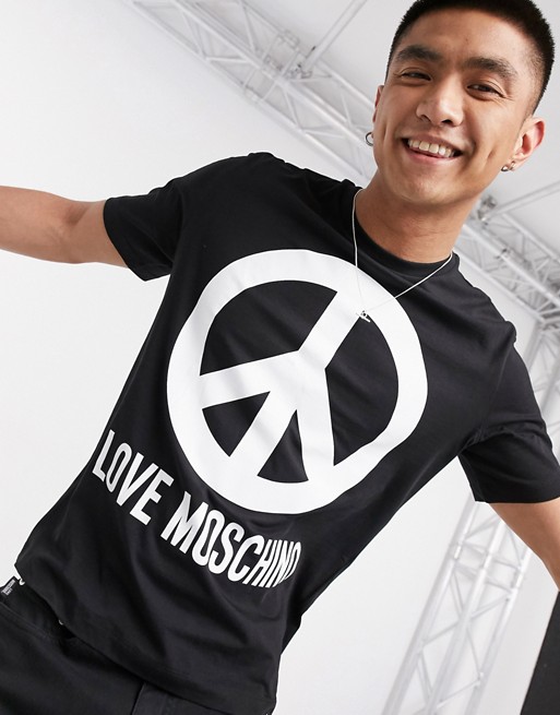 Love Moschino print t-shirt