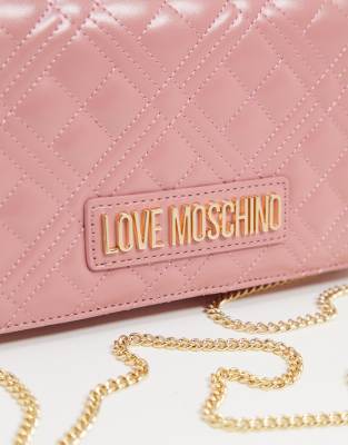 pink moschino bag