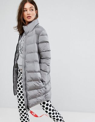 moschino padded coat