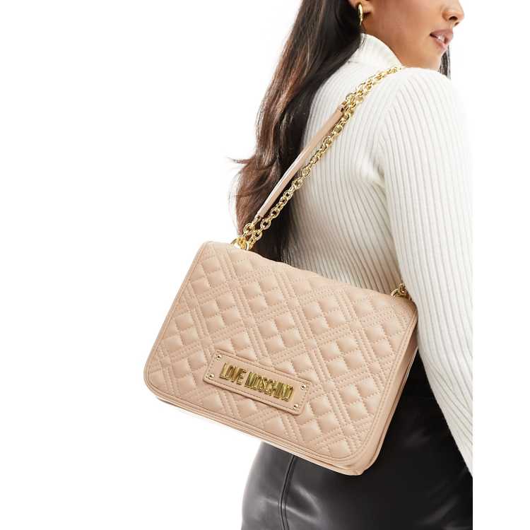 Moschino quilted store shoulder bag