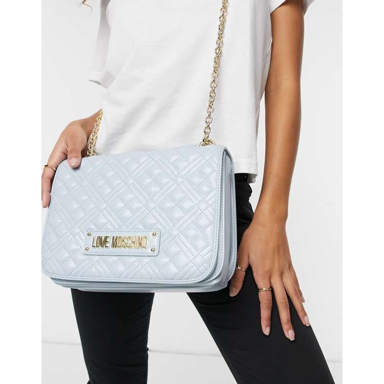 Love moschino blue on sale handbag