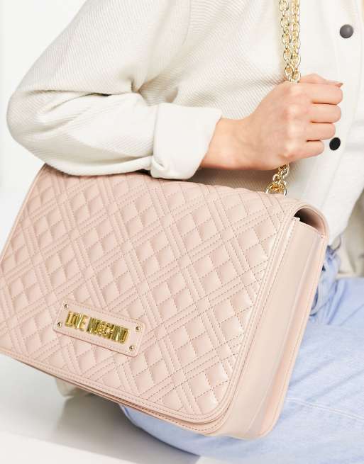 Pink quilted handbag new arrivals