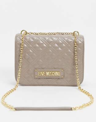 quilted love moschino bag