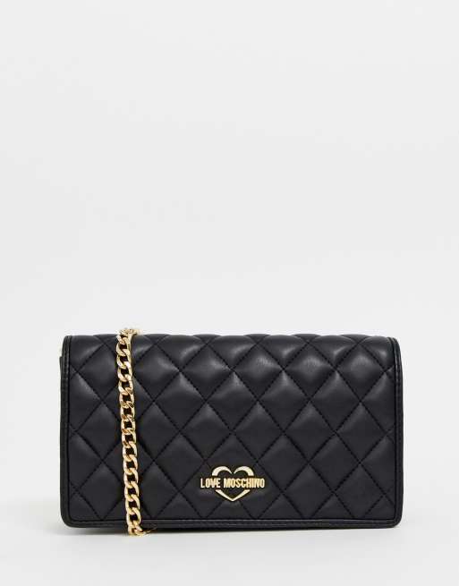 Love moschino quilted discount bag with chain strap