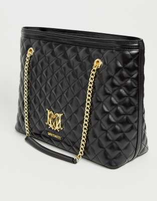 love moschino quilted shopper bag