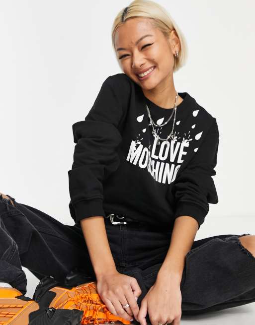 LOVE MOSCHINO, Black Women's Sweater