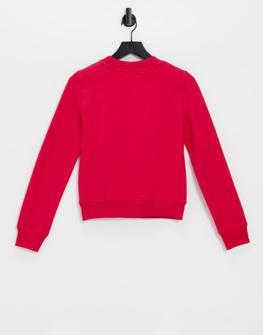 Love Moschino – Różowa bluza z logo ze strasów, 2 z 4