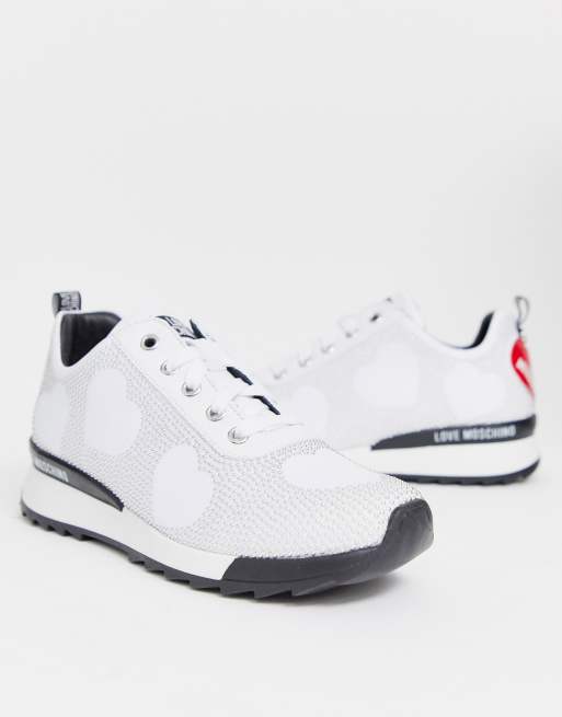 moschino runner trainers