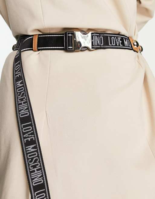 Love Moschino - Sac banane avec logo - Fauve, 3 de 4