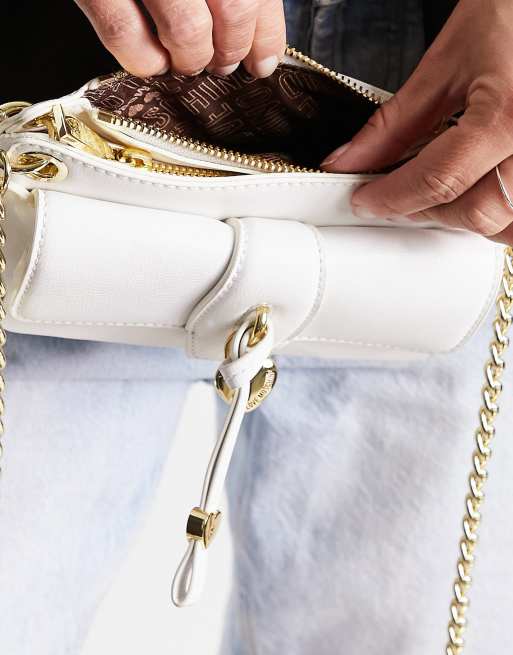 Love Moschino - Sac bandoulière à breloque cœur bombé - Blanc, 2 de 4