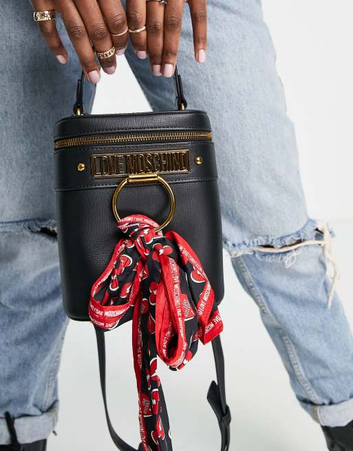 Love moschino love top handle cross body satchel new arrivals