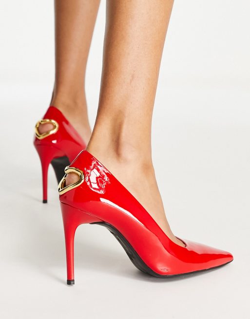 Scarpe moschino rosse sale