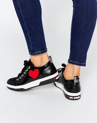 scarpe love moschino nere