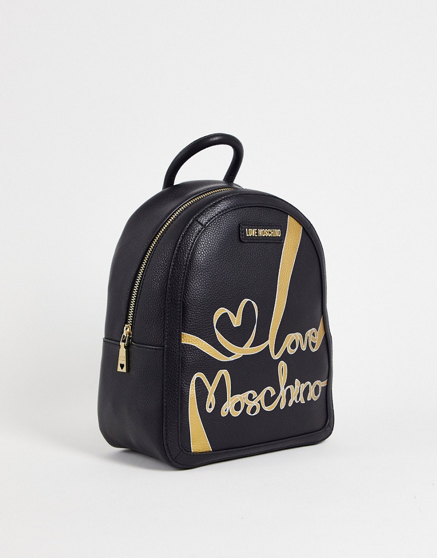 Love Moschino Script Logo Backpack In Multi
