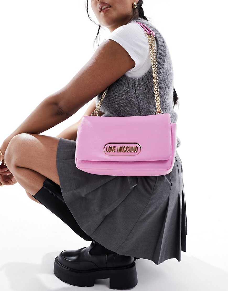 Love Moschino shoulder bag in pink