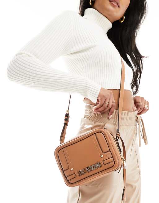 Love Moschino shoulder bag in tan ASOS