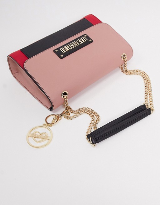 Love Moschino shoulder bag with key chain