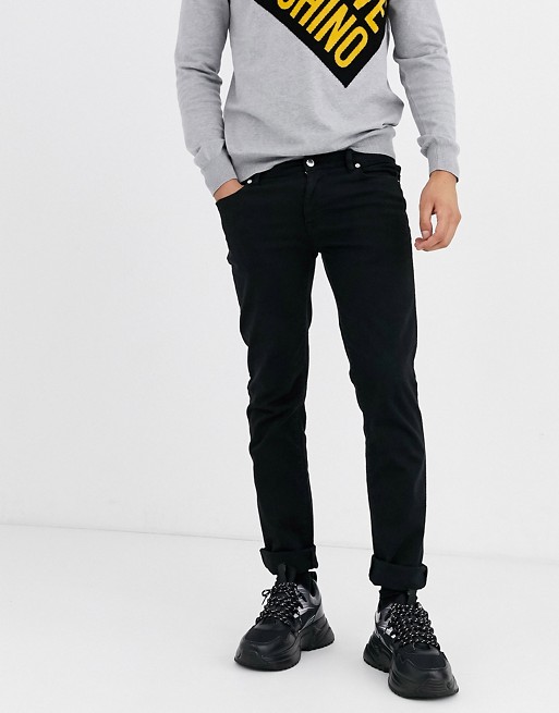 Love Moschino skinny jeans in black | ASOS