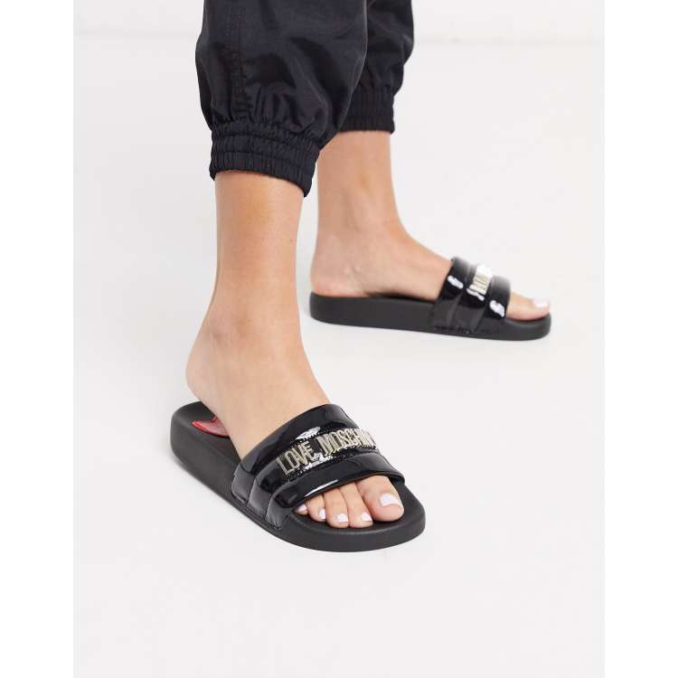 Moschino sliders womens sale new arrivals