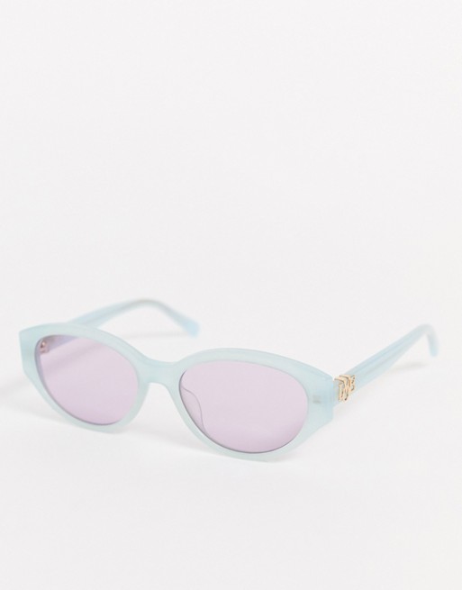 Love Moschino slim cat eye sunglasses