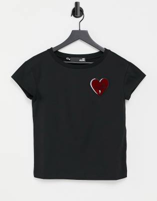 love moschino heart t shirt