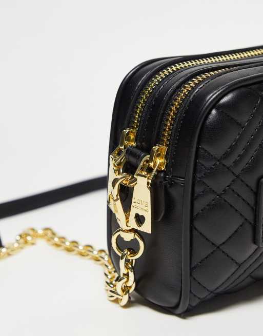 Borsa nera clearance love moschino