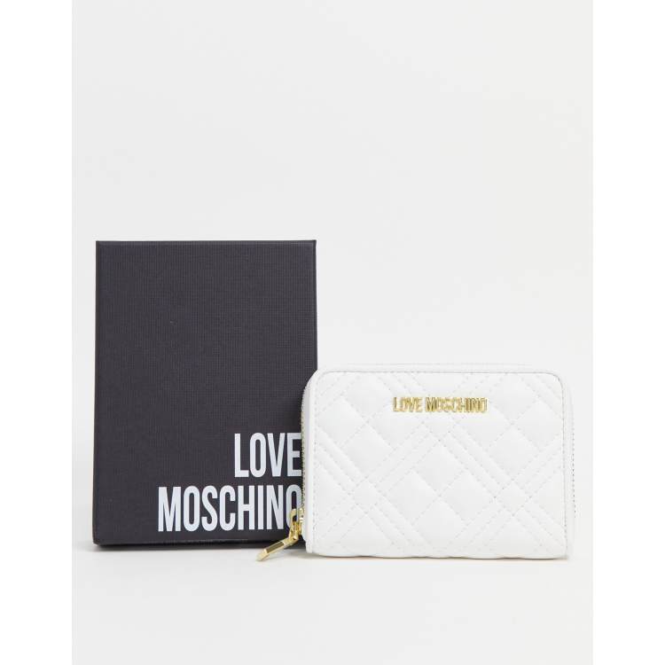 Portafoglio on sale moschino bianco