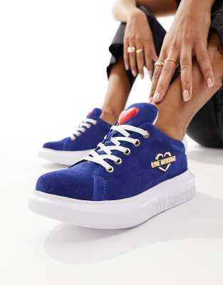 Love Moschino - Sneaker in Dunkelblau mit Logo