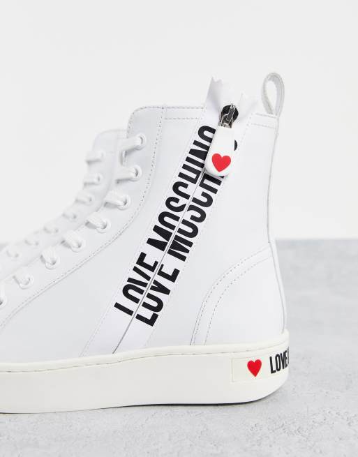 Love moschino sneakers on sale alte