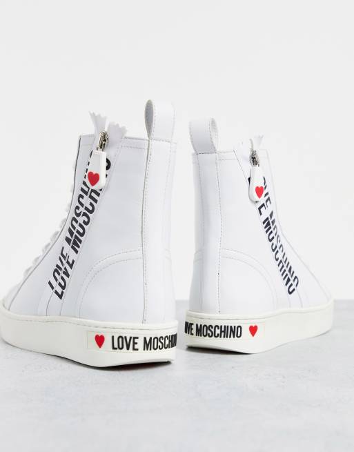 Love Moschino Sneakers alte bianche ASOS